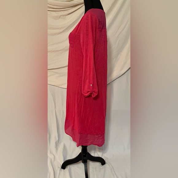 Ann Klein S pink swim cover up 😎💕 - Picture 2 of 4